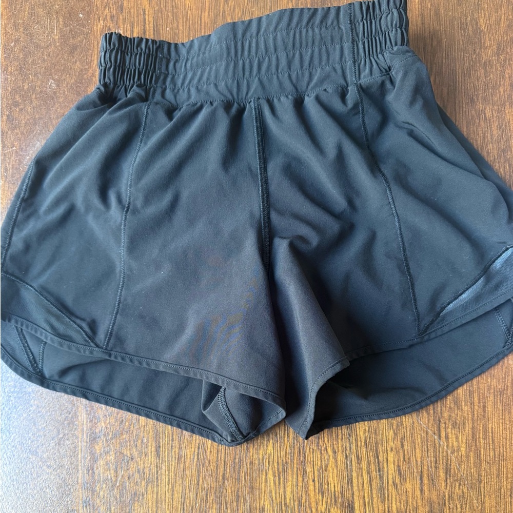 Lulu Lemon Women’s Black Athletic Shorts